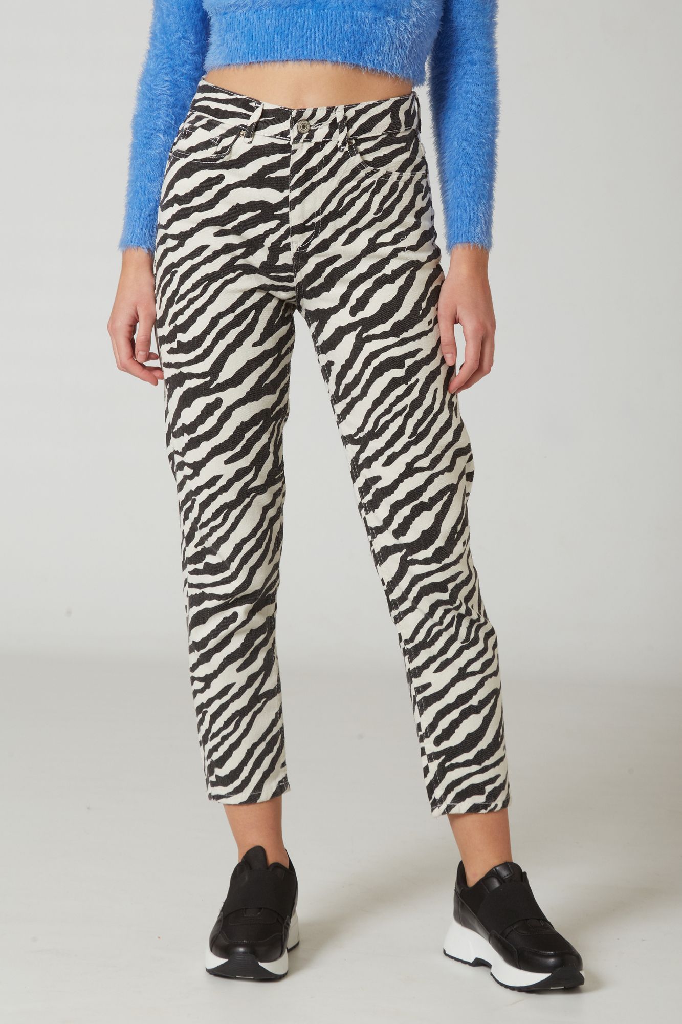 Zebra print pants